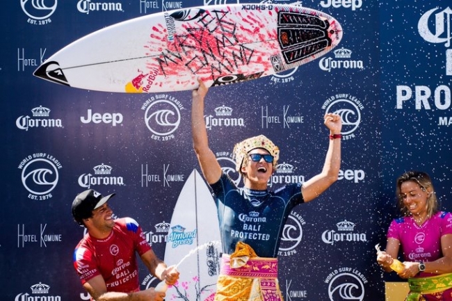 クイックシルバー契約選手：五十嵐カノアが日本人としてWSL