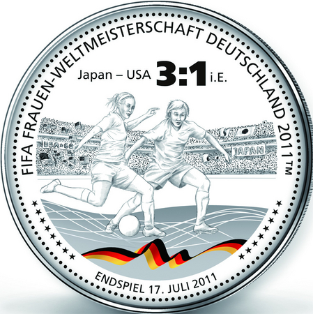 ドイツ・ベルリン国立造幣局 『FIFA女子ワールドカップドイツ™ 優勝