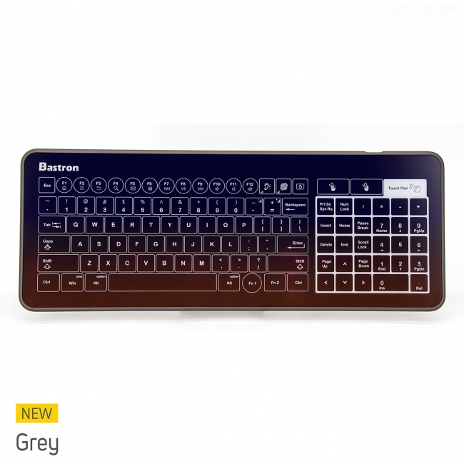 近未来デザインの高品質・高耐久なガラス製ハイエンド・キーボード