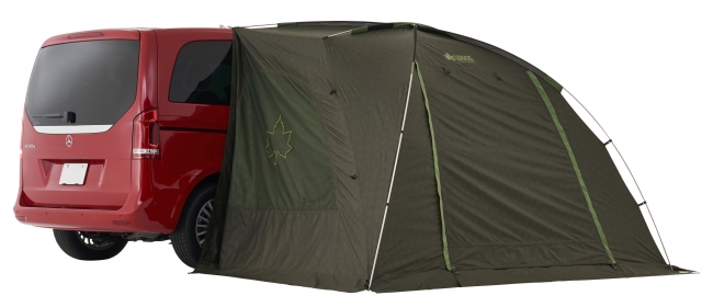 車に簡単装着できるタープが軽量化！アルミ製フレーム採用！「neos AL