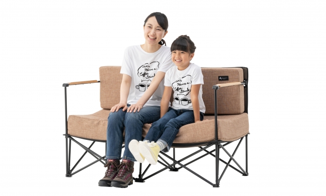 すわっと2 アームクッション付き ロゴス グランプソファ2 ロゴス