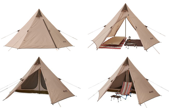 寝室とリビングスペースを確保！ソロキャンプにも最適な組立て簡単ワン