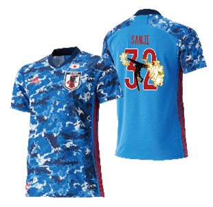 大人気TVアニメ『ONE PIECE』限定プリントのサッカー日本代表