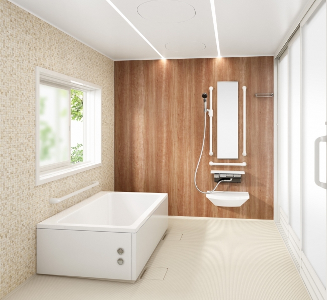 高齢者施設向けユニットバス「アクアハートa-Uシリーズ」を発売～入浴