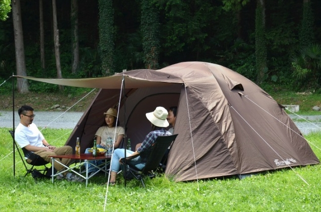 FIELDOORから300cmサイズの大型ドームテントが遂に登場！ | 株式会社