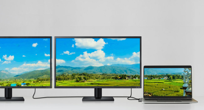 夢のトリプルディスプレイを実現！テレワークやビデオ会議にも最適