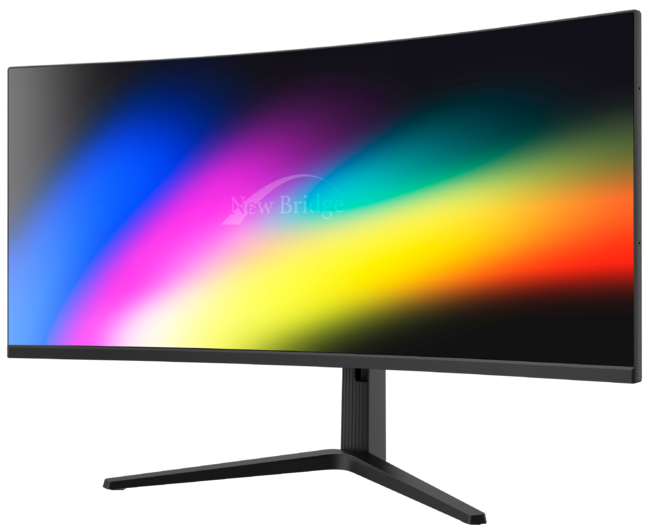 NewBridge 新製品 HDR対応 34インチ湾曲ウルトラワイドモニター発売の