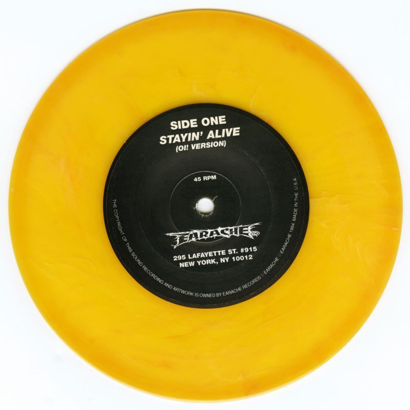 Anal Cunt / Stayin' Alive (Oi! Version) [US Orig.EP] [Orange 7inch