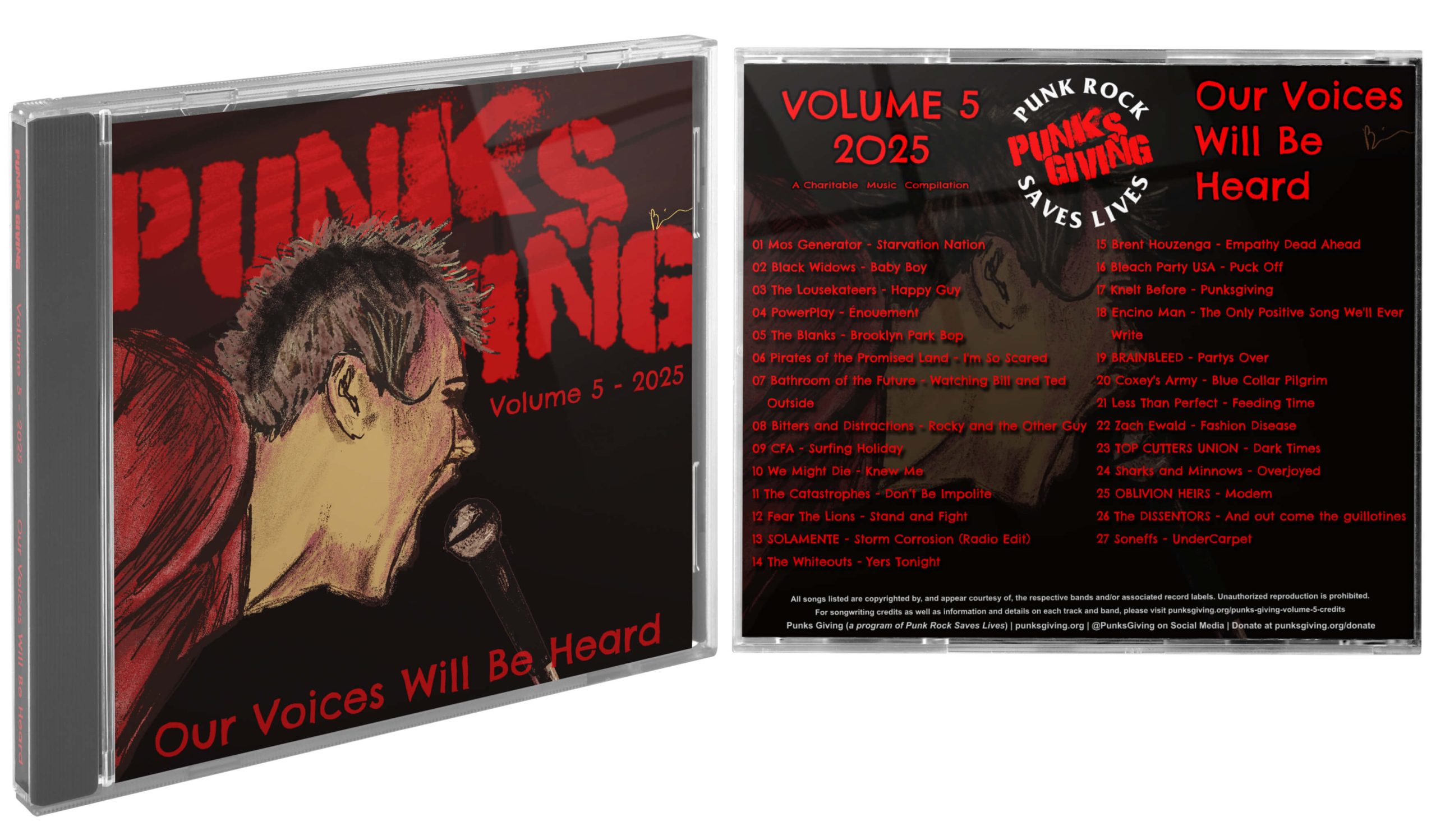 Punks Giving Volume 5 CD with Digital Download ✯ Punks Giving