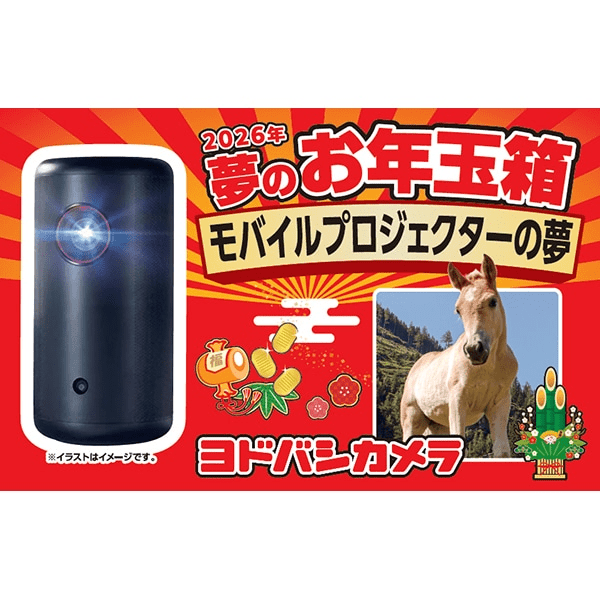 ヨドバシ福袋『モバイルプロジェクター・無線ルーター・SwitchBot