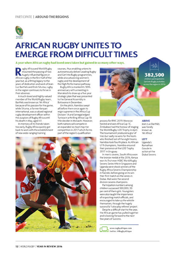 World Rugby Year In Review 2016
