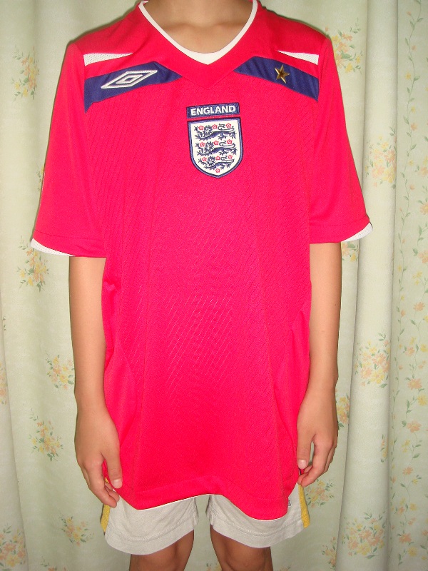 umbro イングランド代表 08/10 ユニフォーム アウェイ 半袖 ジュニア
