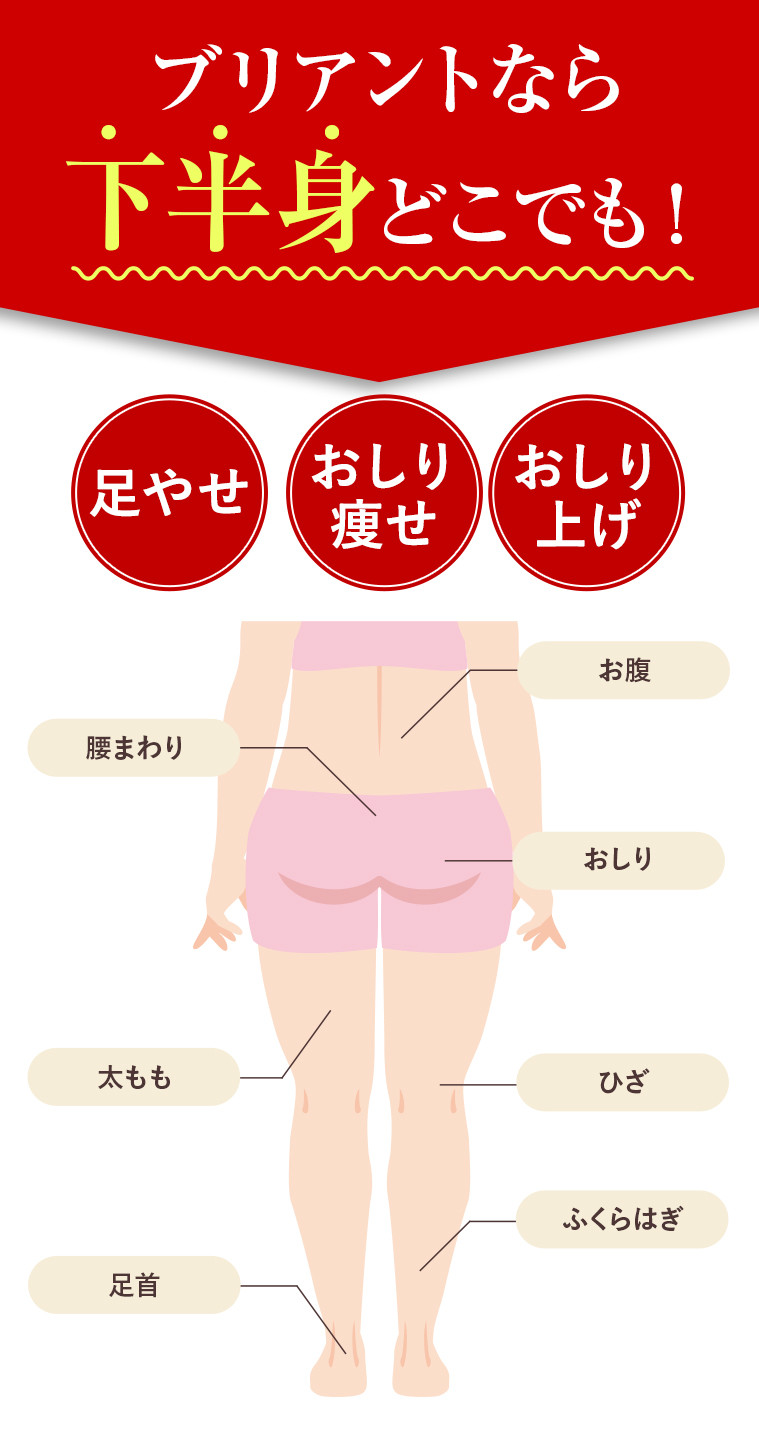 ブリアント｜あなたの美脚も叶う！下半身むくみをスッキリ解消 むくみ