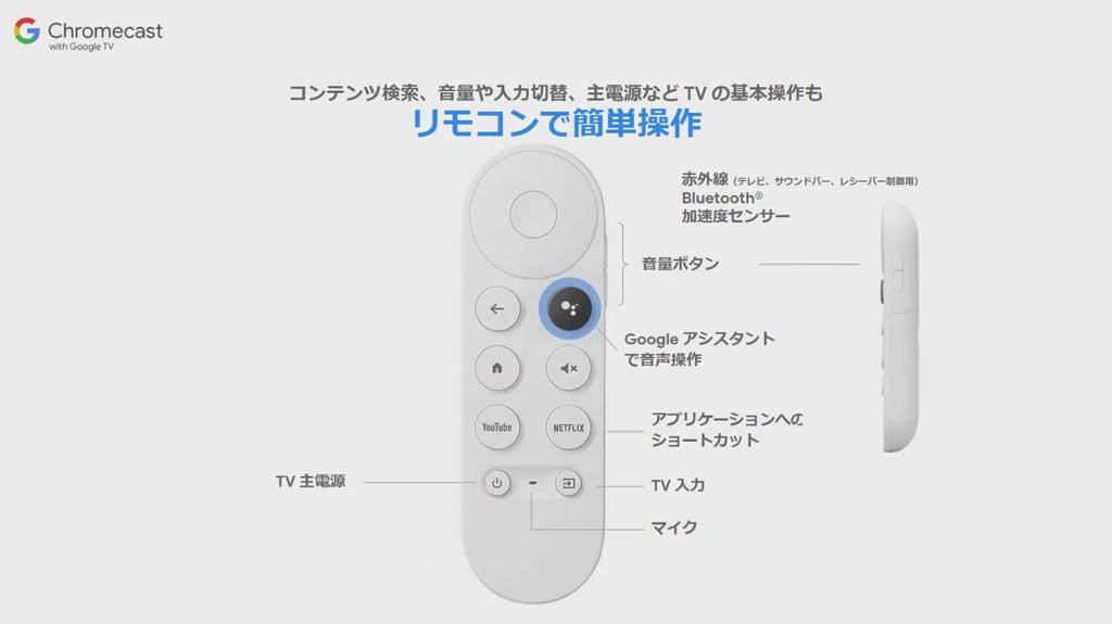 メディアストリーミング端末「Chromecast with Google TV」は11月25日
