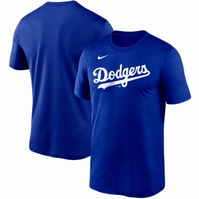 ナイキ MLB Tシャツ Dri-Fit ドジャース（ブルー）│アメフト用品専門
