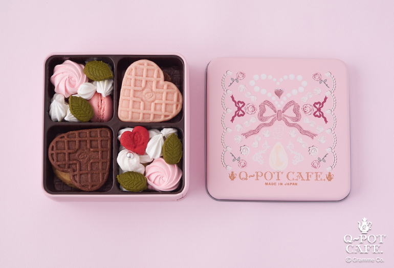 大阪ルクア イーレ店限定・Q-pot CAFE.“リトルレディ”クッキー缶が発売