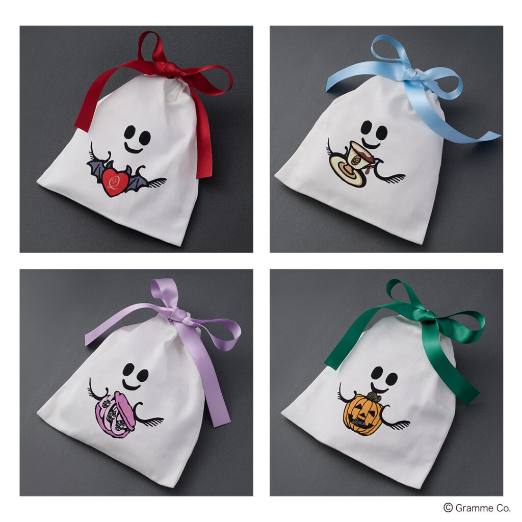 愉快なオバケちゃんのスイーツ巾着バッグが今年もQ-pot CAFE.に登場