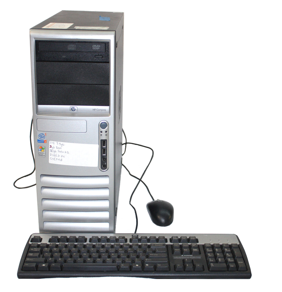 MCE-1000-760X HP Compaq 3.4 GHz w-Windows XP Computer – Quality