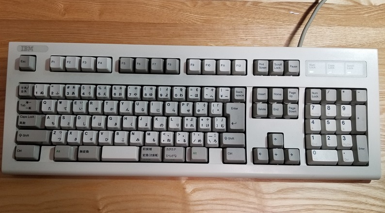 5576-A01（IBMのバックリングスプリングキーボード）を入手したぞ