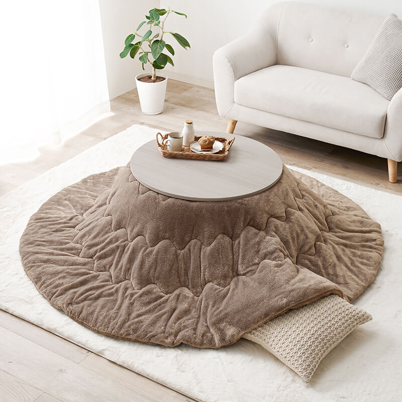 折りたたみ円形こたつ [直径68][単品/セット] Mone+Luna/moku moku