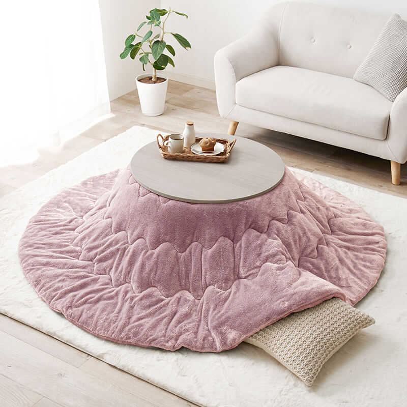 折りたたみ円形こたつ [直径68][単品/セット] Mone+Luna/moku moku