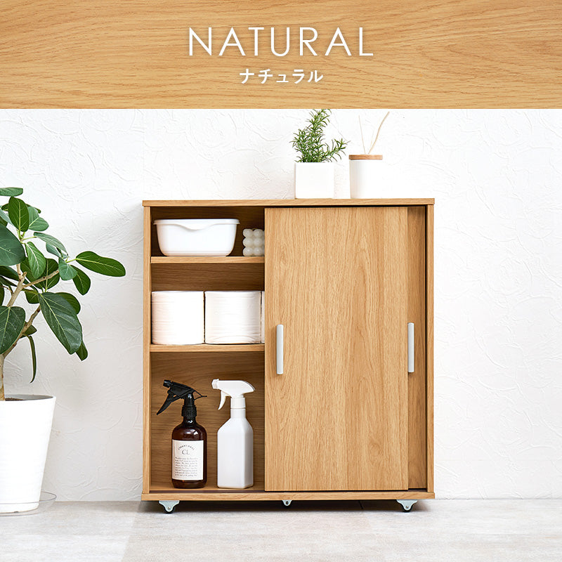 スリムトイレラック スライド扉式 [幅59/74] tony | トイレ収納