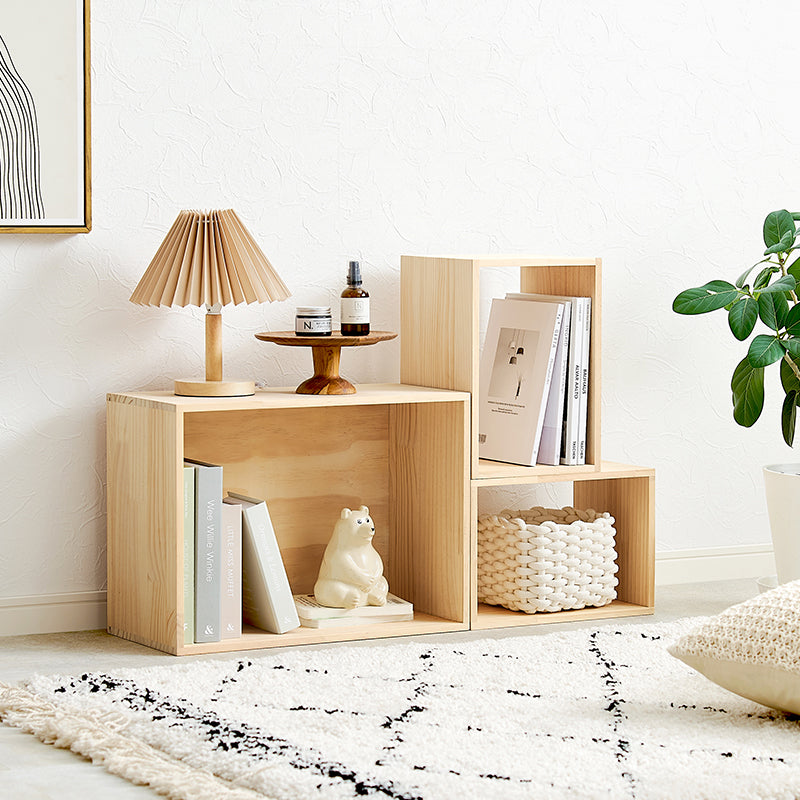 収納ボックス3個セット 天然木無垢材 完成品 pine | オープンラック