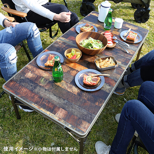 ヴィンテージライン 折りたたみテーブル 120×60cm ｜商品｜QUICKCAMP