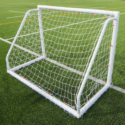Q-FOLD 6x4' Match Soccer Goal | Foldable PVC Frame