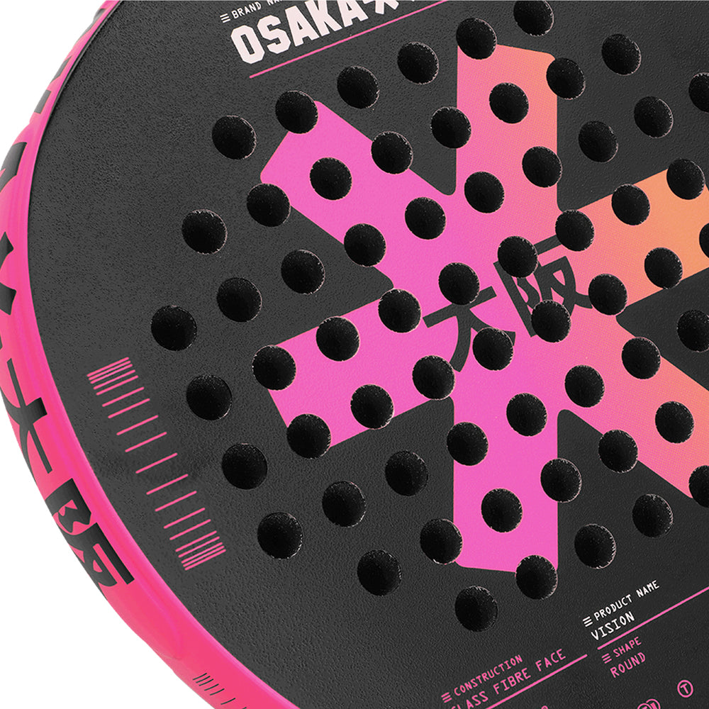 Osaka Padel Racket Vision Control | Fluo Pink – Racket Central