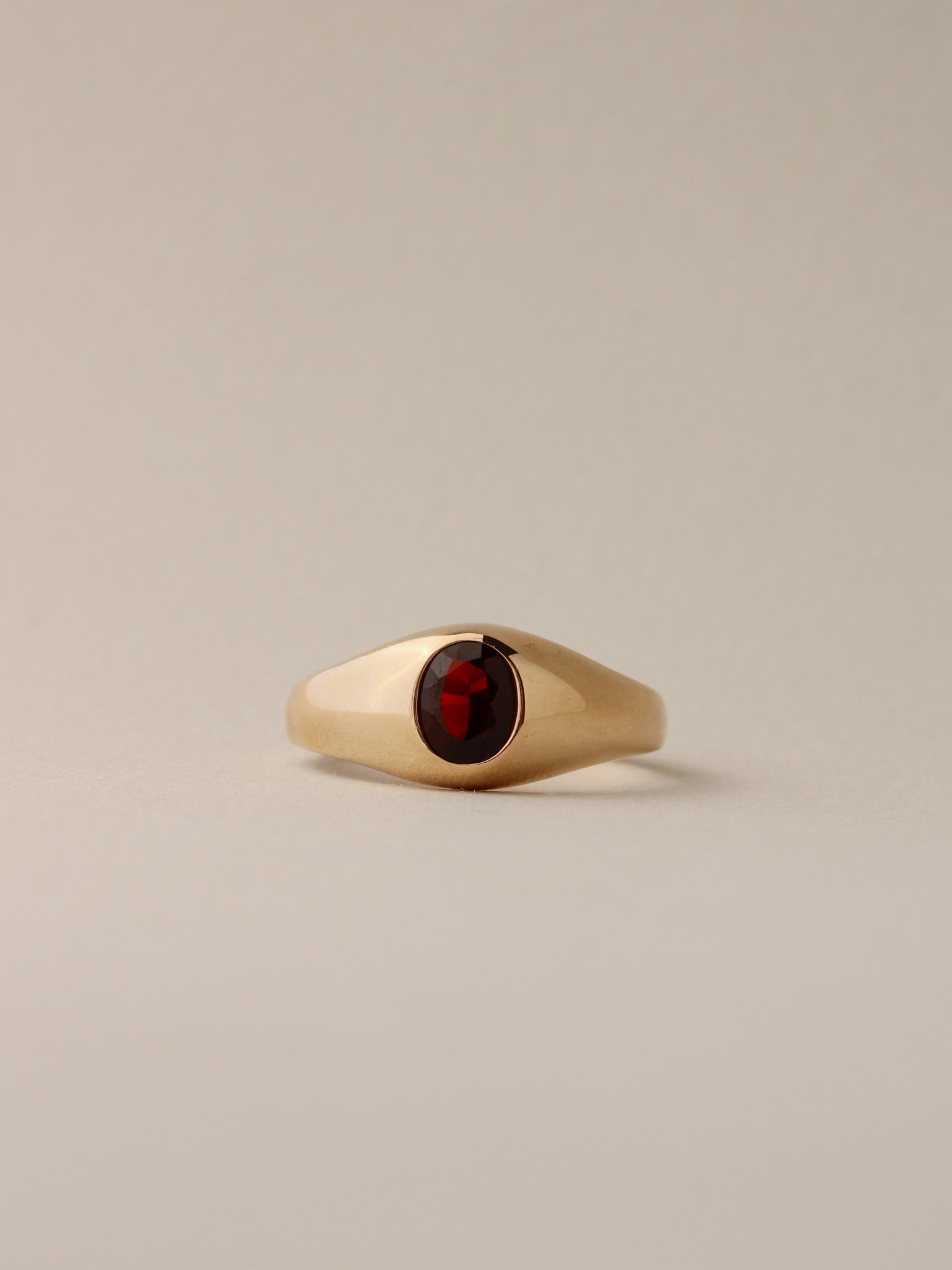 Garnet Signet Ring – Rackk & Ruin