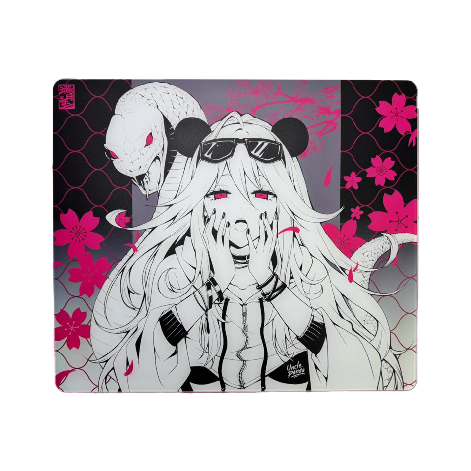 Uncle Panda ガラスマウスパッド 巳