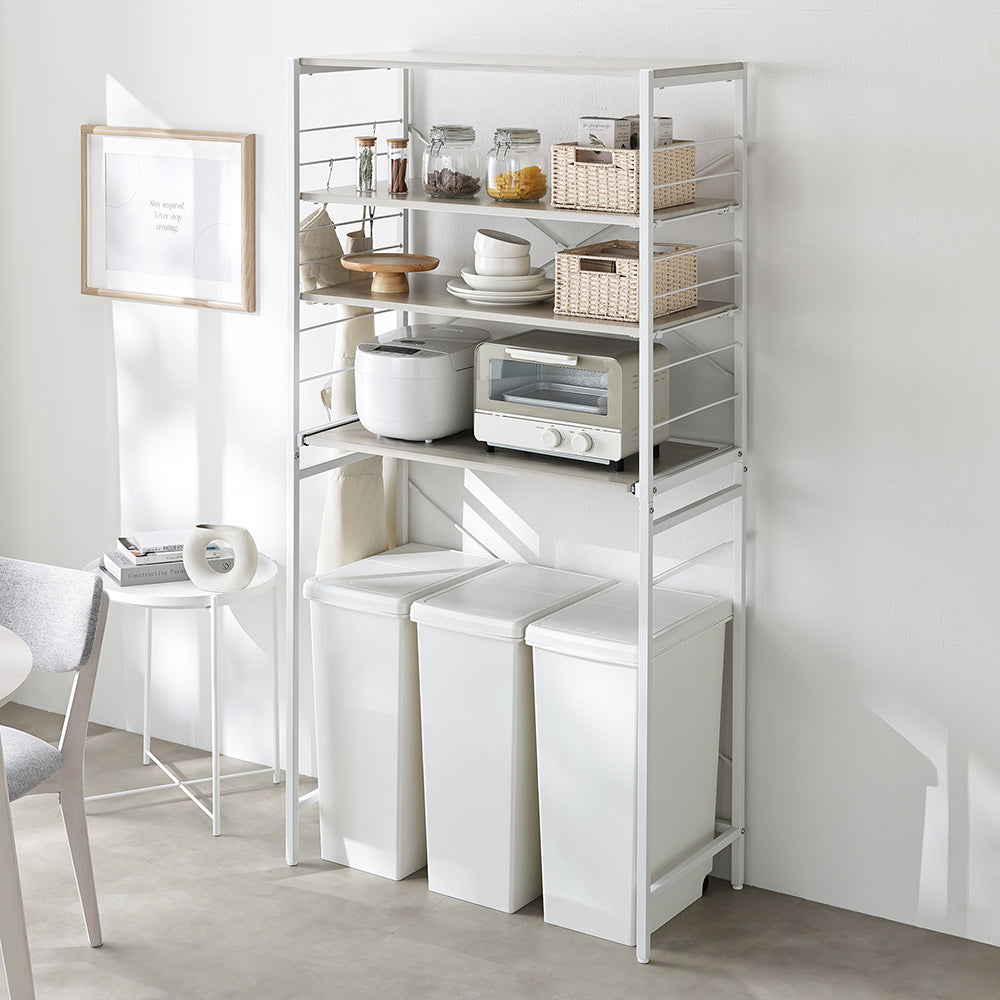 レンジラック ゴミ箱上収納タイプ 『Kitte キッテ』 幅85cm/デッド