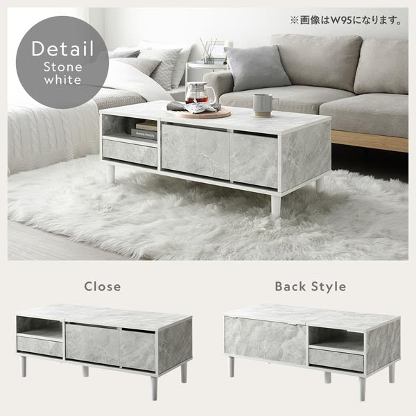 たっぷり収納できるドレッサーテーブル 幅95cm/たっぷり収納できる