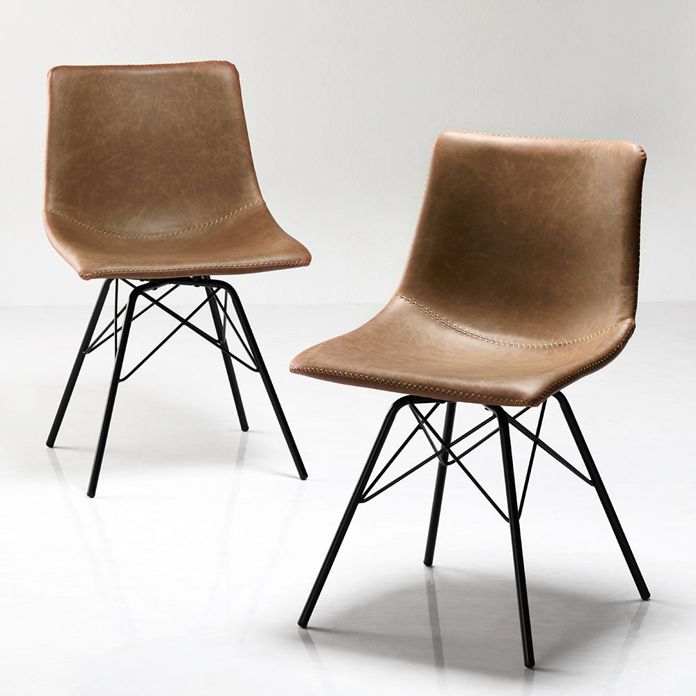 レザーダイニングチェア 単品（1脚）/異素材MIXチェア – RASIK（ラシク