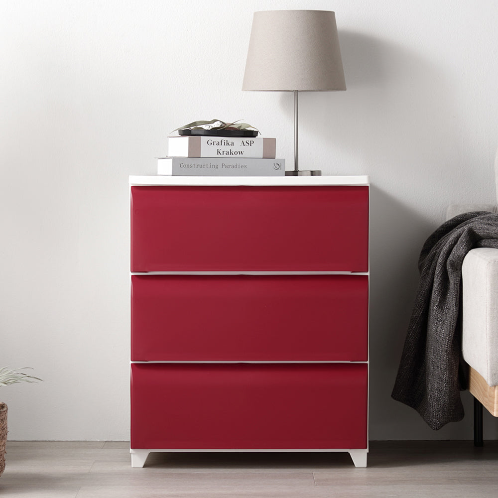 ホコリが入りにくいチェスト プラスチック製 日本製/すっきりとした脚