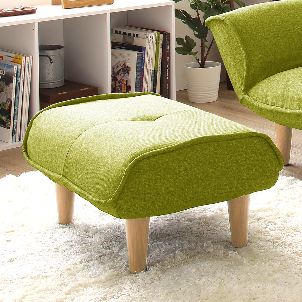 日本製 ポケットコイル オットマン単品/置き場所を選ばないコンパクト