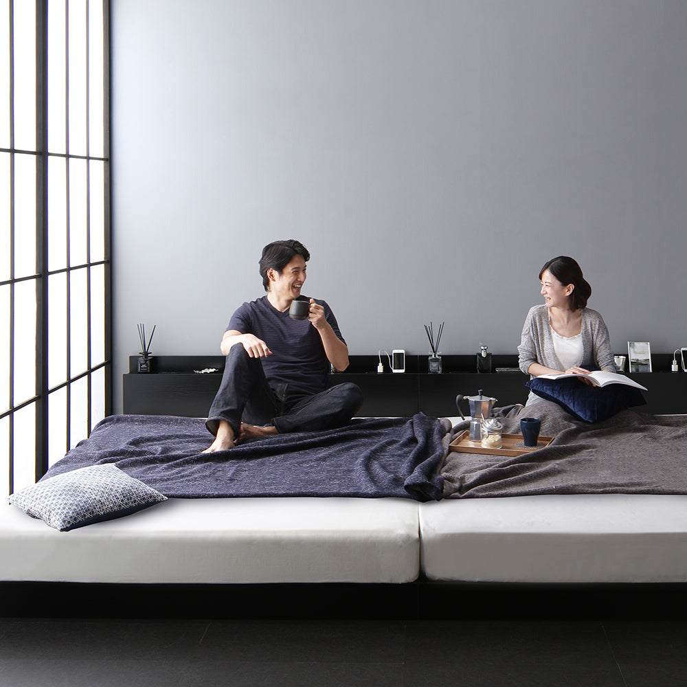 LED照明＆棚付き 連結ローベッド 『Famite ファミーテ』/ ワイドキング