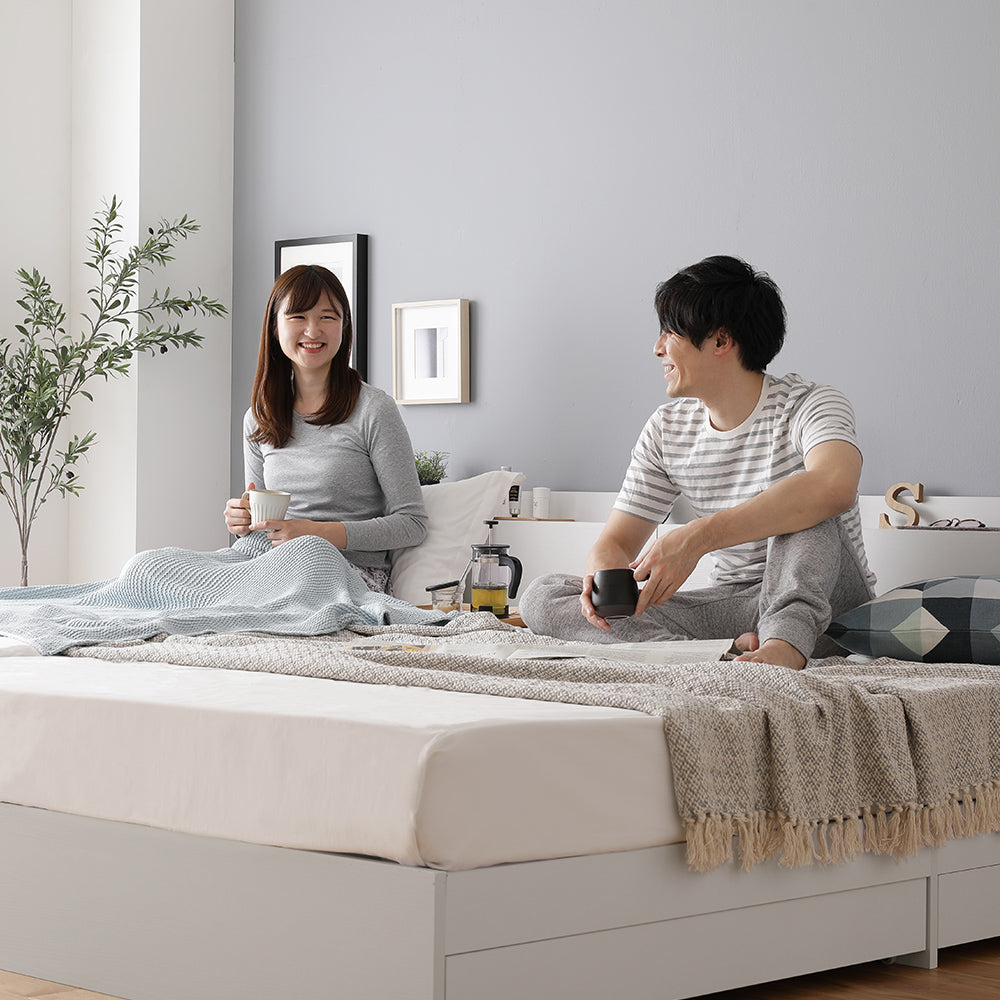 引き出し収納付きベッド『Serest セレスト』/シンプルモダン 収納付き