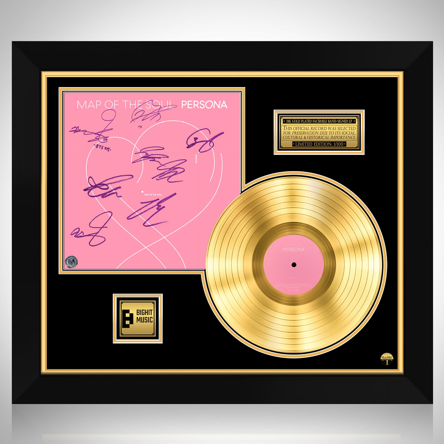 BTS - Map of Soul: Persona Gold LP Limited Signature Edition