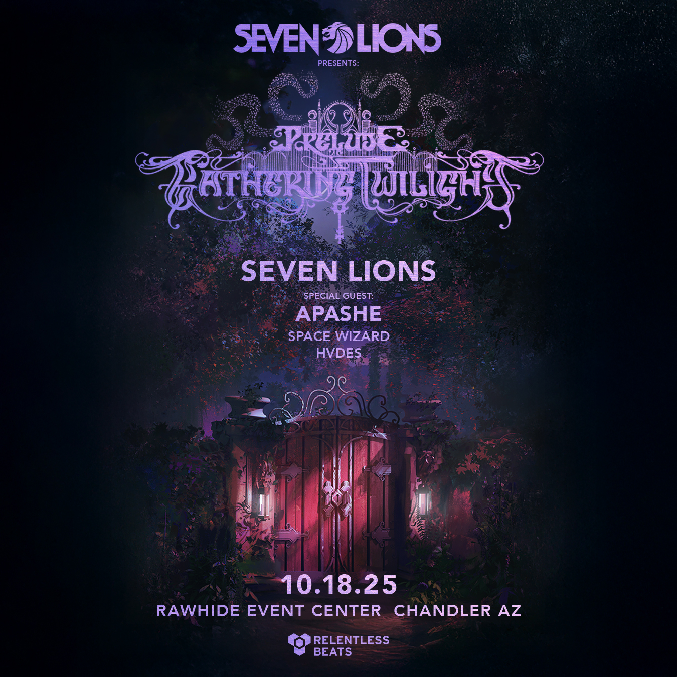 Seven Lions : Prelude : Gathering Twilight - October 18, 2025 @ 8