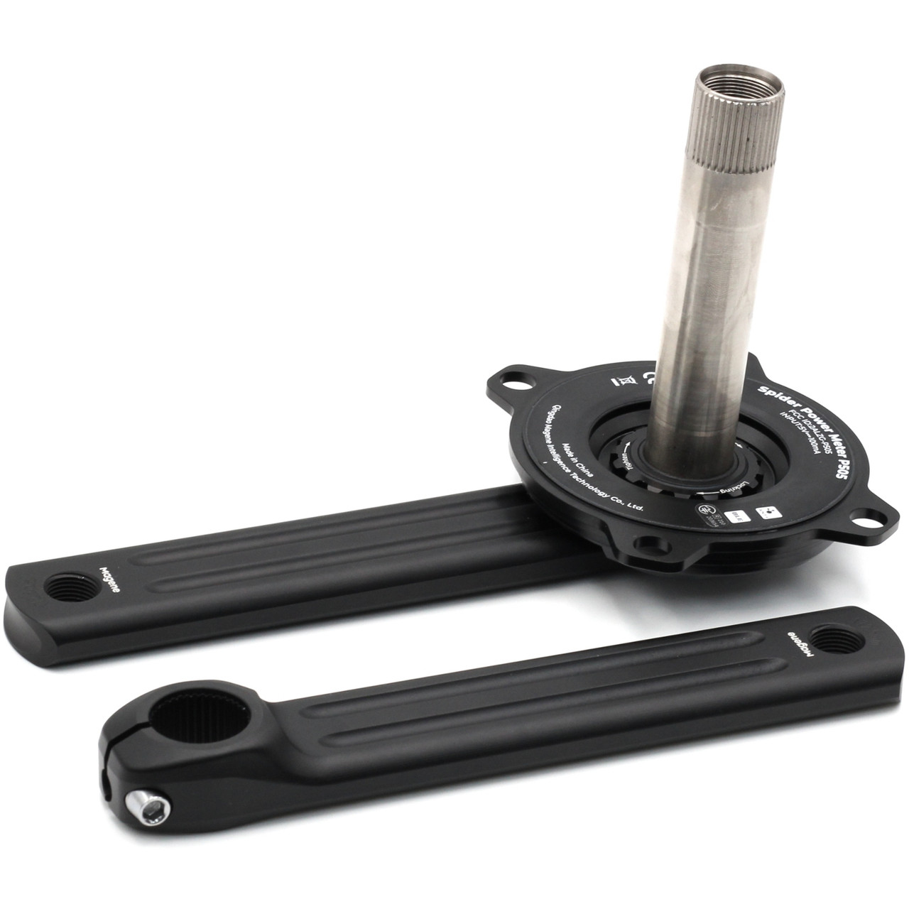 激安4万円 Magene PES-P505パワーメーターにシマノクランクが取り付け