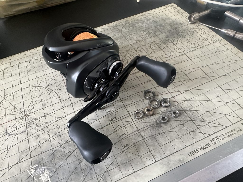 22エクスセンスDC XG オーバーホール ＜キャスト時の異音、錆びてガサ