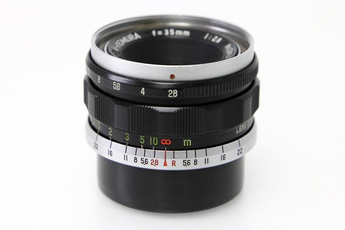W-KOMURA 35mm F2.8 L39マウント メタルフード付き 【K405】 | 三協光