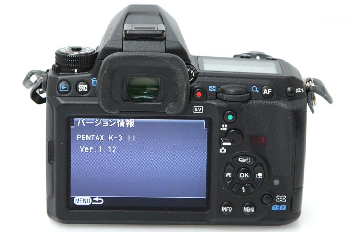 PENTAX K-3 II ボディ シャッター回数約16650回以下 γH691-2S1