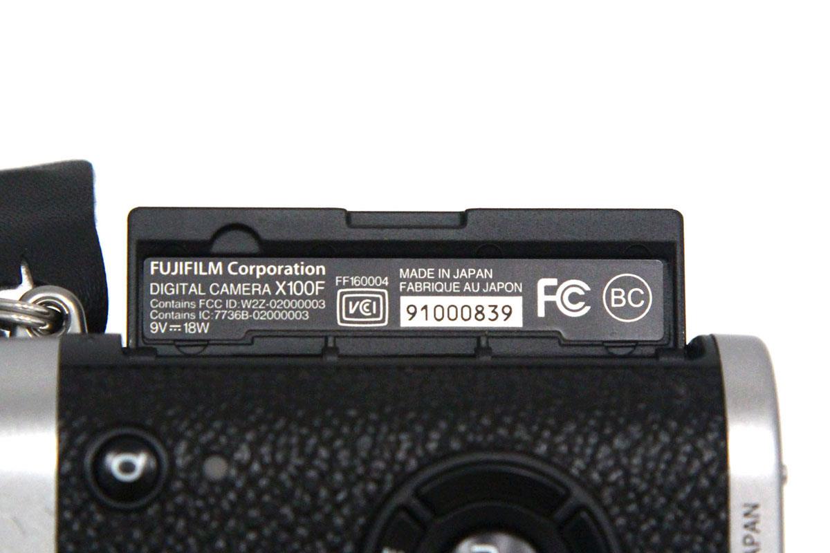X100F シルバー シャッター回数 約1500回以下 γA5175-2Q1A | 富士