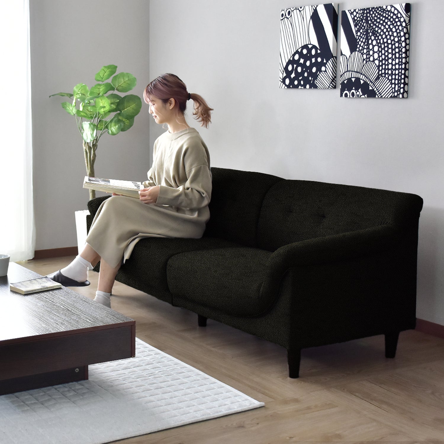 ワンルームに置ける3人掛けソファ｜【公式】家具通販のremembrance-doris