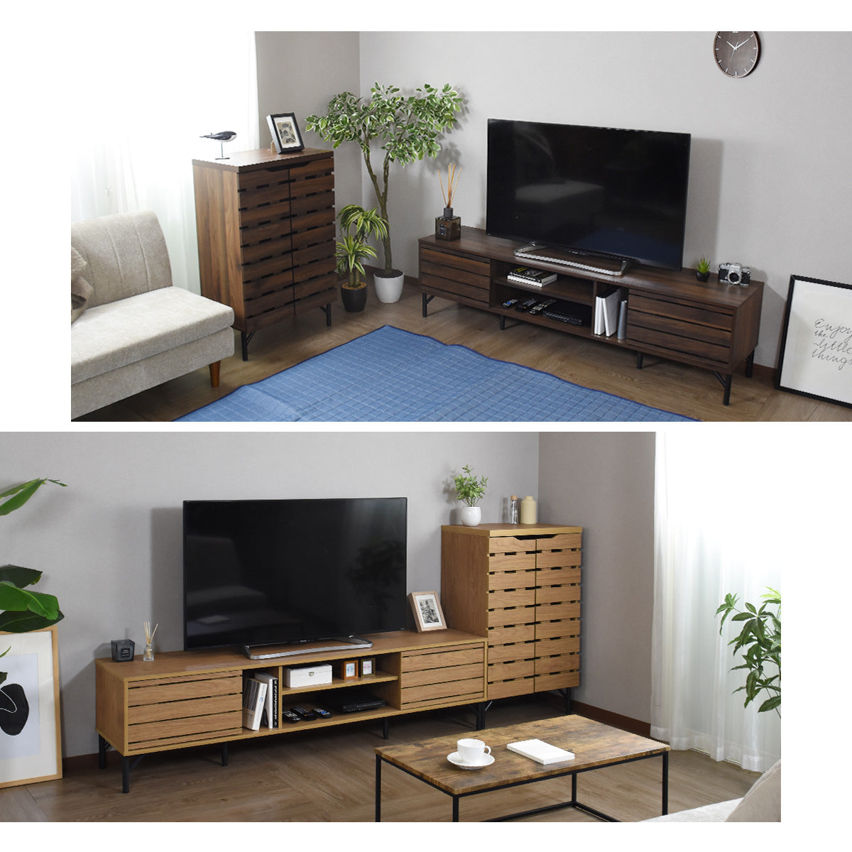 180㎝】テレビ台 脚付き 収納付き テレビラック テレビボード