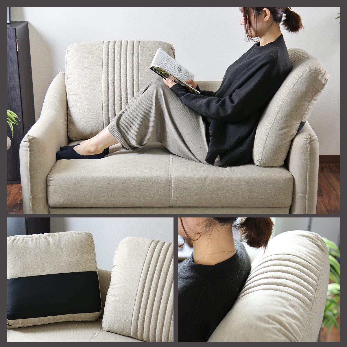 幅130]格納式フットレスト カウチソファ タートン2P｜【公式】家具通販