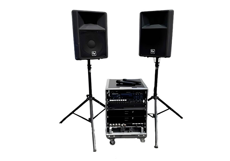 簡易音響セット（スピーカー×2）のレンタルならレントオール奈良【奈良